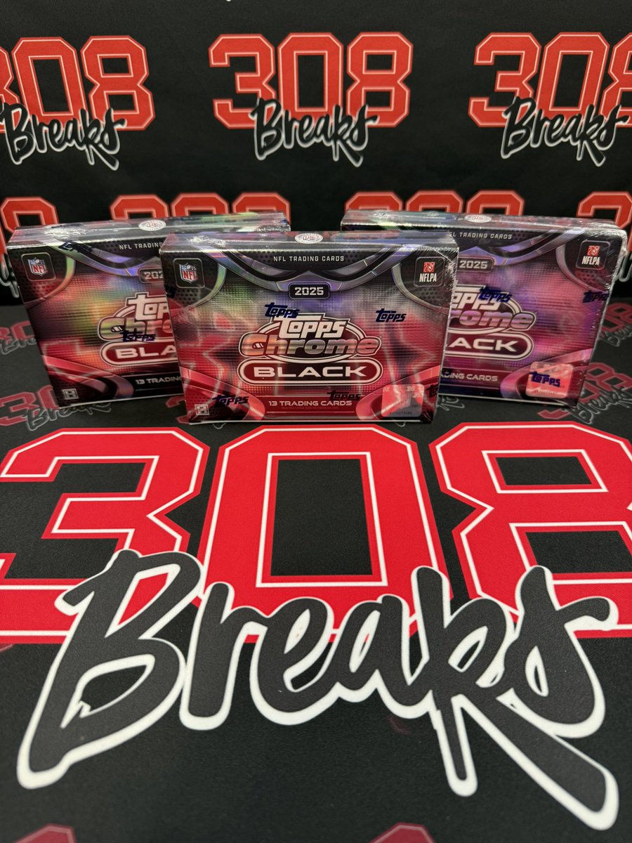 cruzerrr308's tweet photo. 🏈NEW Topps Chrome Black🏈

3️⃣ Box Break
3️⃣ Encased Autos
6️⃣ Parallels 

$50 per random team

1️⃣ person will receive a 🆓 team

Reposts appreciated 🔁
Breaks on YouTube 📲
#308breaks https://t.co/z4GGWE7QuW