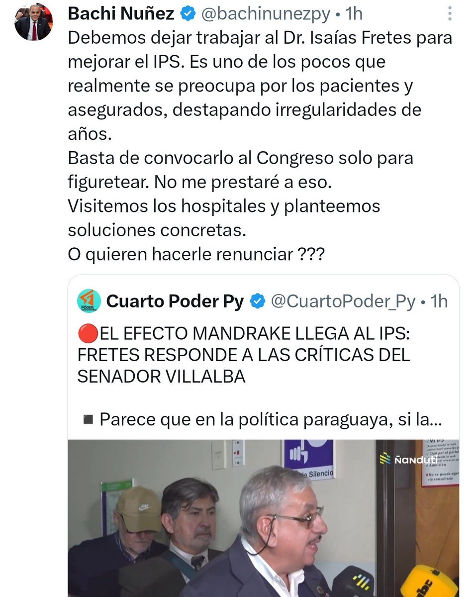Cuarto Poder Py tweet media