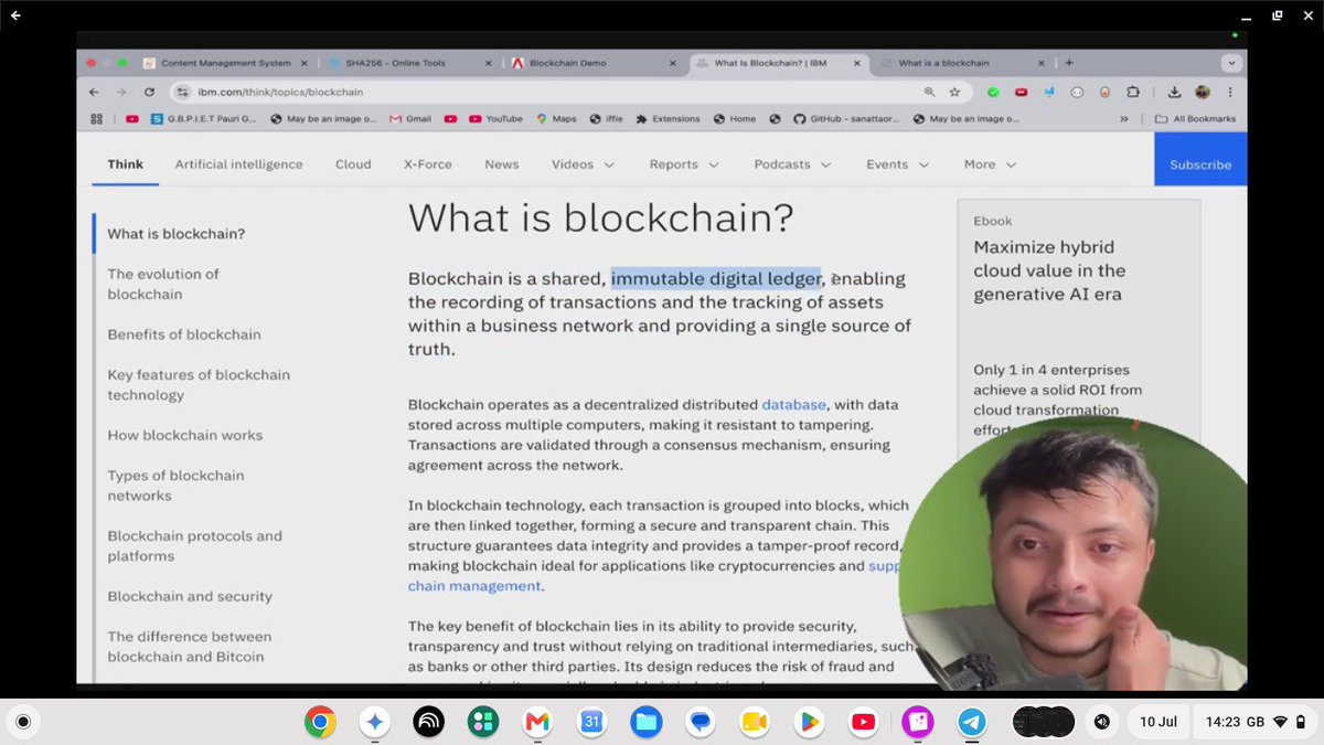 AzadKumar161440's tweet photo. Day 02/20 – Blockchain Learning Journey 🚀
Today I continued my #20Days Blockchain Challenge with the Rohit Negi NEXUS Batch.
#Blockchain #Web3 #Bitcoin #LearningInPublic #20DaysChallenge #Tech #Developer #RohitNegi #NEXUSBatch https://t.co/dm1cf7EjS9