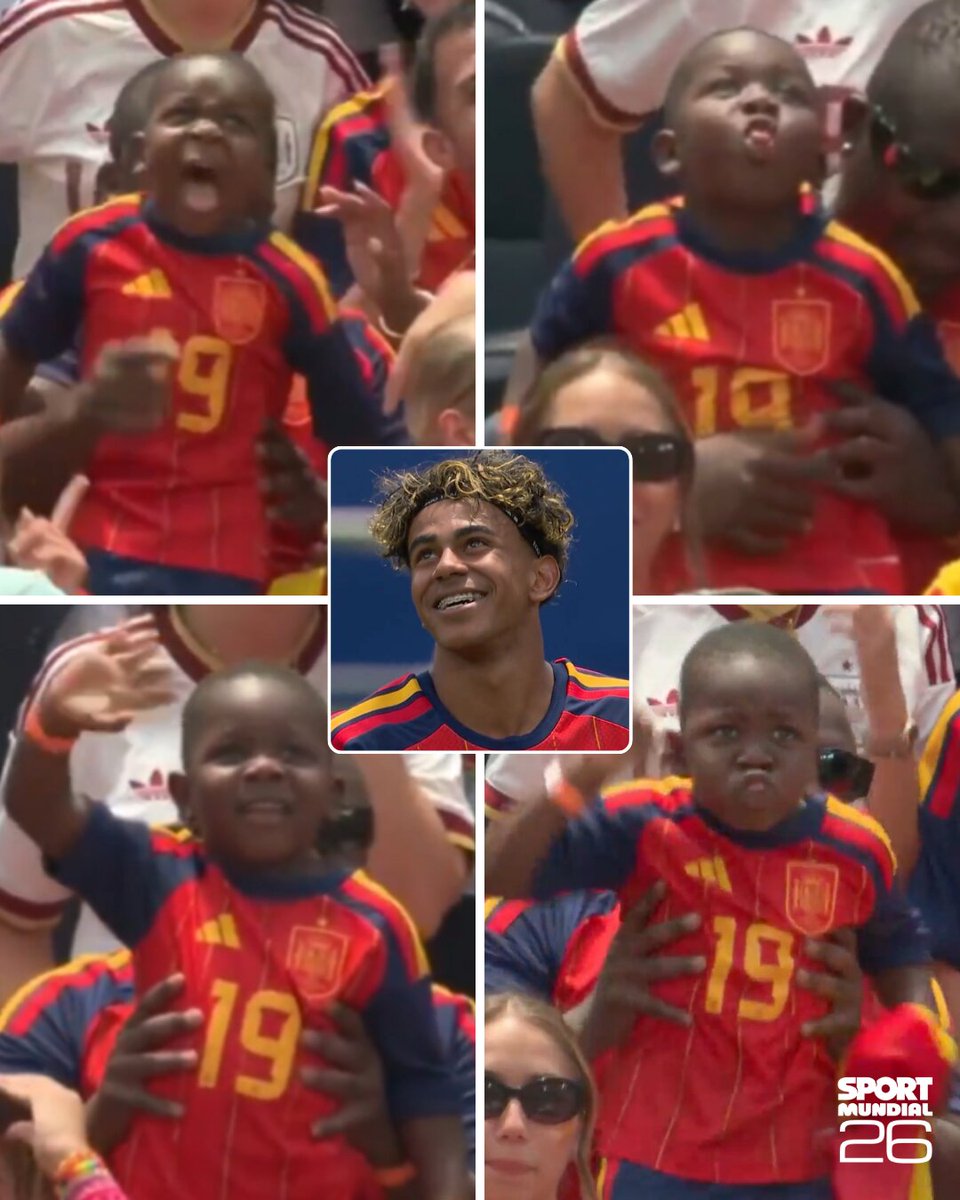 sport's tweet photo. ❤️🇪🇸 𝑬𝒍 𝒂𝒇𝒊𝒄𝒊𝒐𝒏𝒂𝒅𝒐 𝒎𝒂́𝒔 𝒆𝒏𝒕𝒓𝒆𝒈𝒂𝒅𝒐 𝒅𝒆 𝑳𝒂 𝑹𝒐𝒋𝒂 𝒕𝒊𝒆𝒏𝒆 𝒏𝒐𝒎𝒃𝒓𝒆: 𝑲𝒆𝒚𝒏𝒆

🏆 Así celebró el hermano pequeño de Lamine Yamal, la clasificación de España a las semifinales del Mundial https://t.co/SmIe1UfUc7