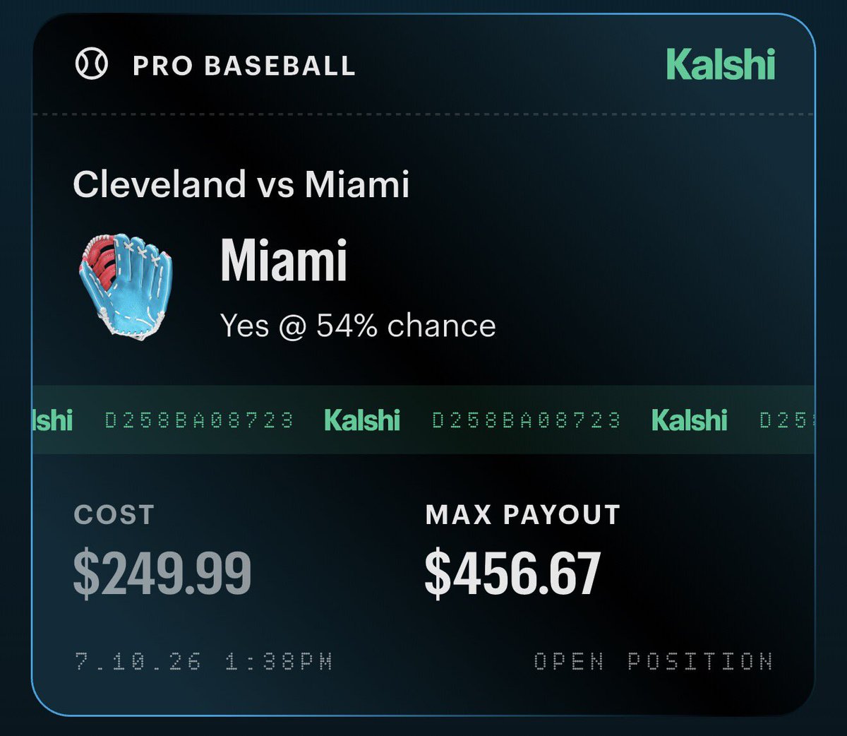 Ohsospicks's tweet photo. #LOCKOFTHEDAY ππ Play #2 βοΈ
MARLINS MONEYLINE
#FIGHTINFISH #GUARDSBALL #MLB https://t.co/WJ0xQm5vnW