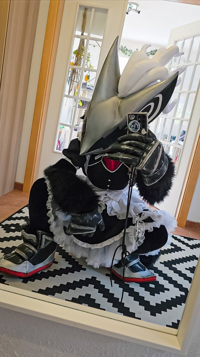 RabbidEdge's tweet photo. Lord Eggman insists this is the new standard uniform for all subordinates.
I fail to see how lace contributes to world domination.
It is humiliating. It is ridiculous. I despise every second of it.
But an order is an order.
#infinitethejackalcosplay #infinitethejackal #maiddress https://t.co/9M1TCdHAzK