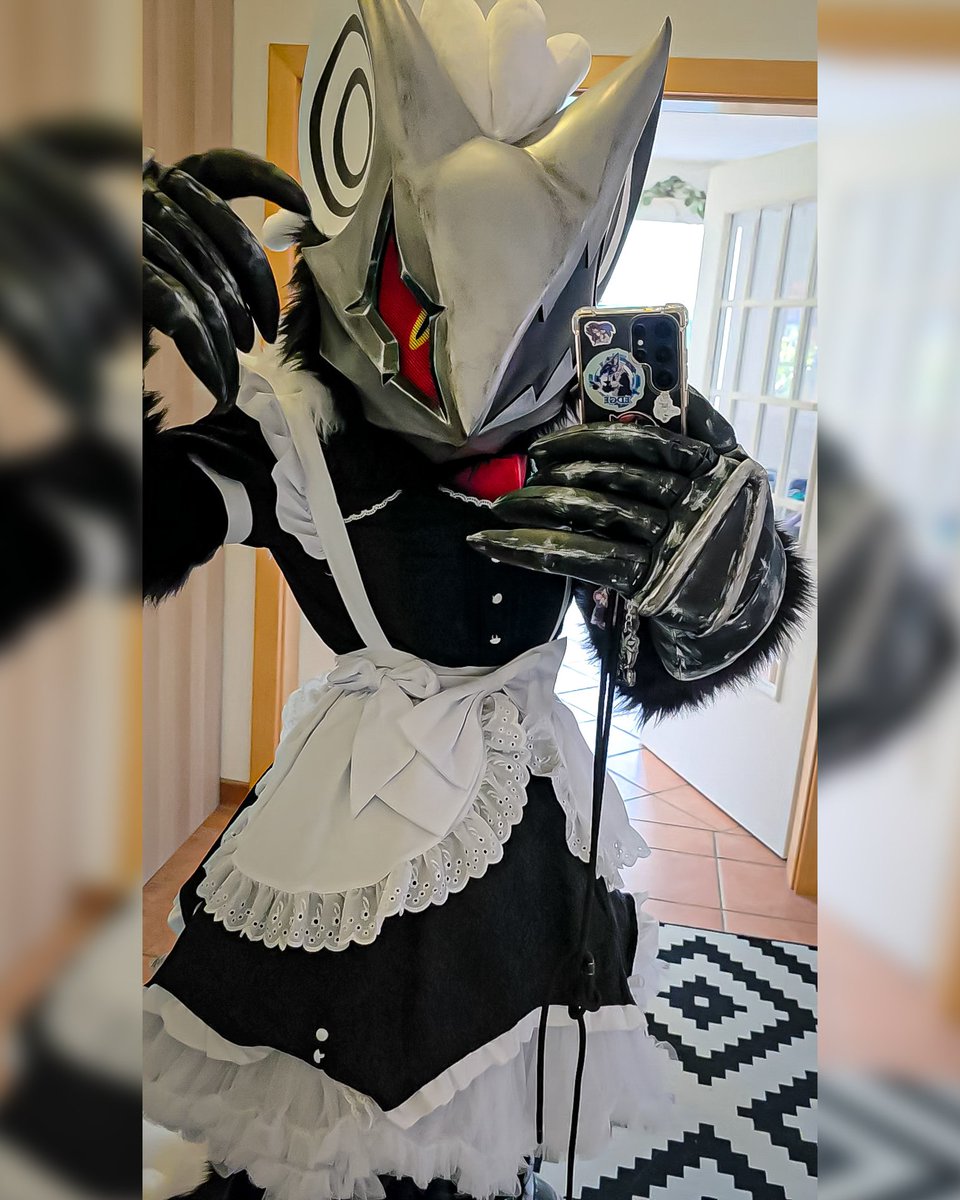 RabbidEdge's tweet photo. Lord Eggman insists this is the new standard uniform for all subordinates.
I fail to see how lace contributes to world domination.
It is humiliating. It is ridiculous. I despise every second of it.
But an order is an order.
#infinitethejackalcosplay #infinitethejackal #maiddress https://t.co/9M1TCdHAzK