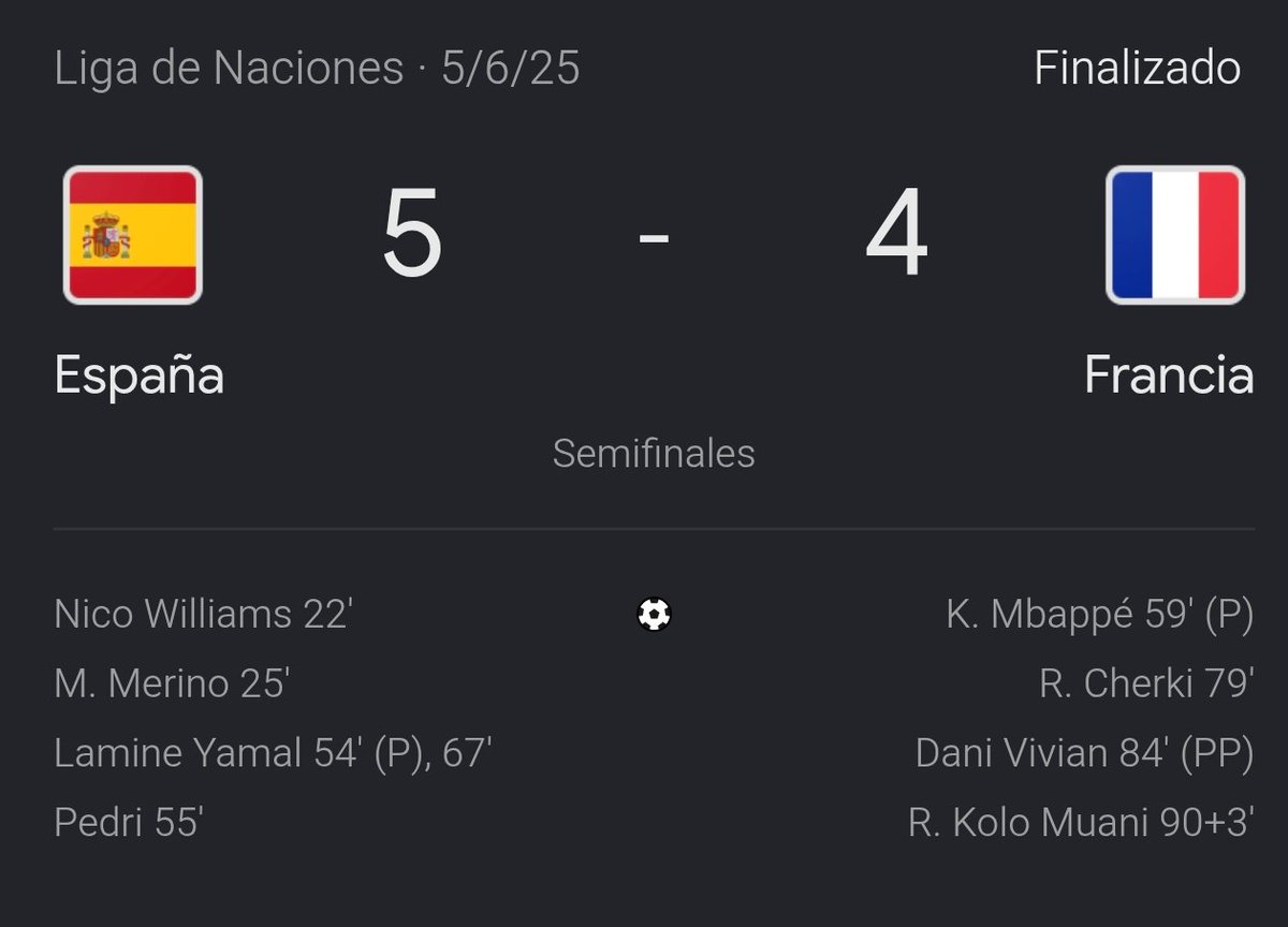 Ma_WuKong's tweet photo. ¿Por qué la gente está tan asustada con Francia cuando pasó esto hace un año? Que le metimos cinco. Cinco.

Que España ha eliminado a dos selecciones Top-10 del mundo y Francia a Marruecos y «Paraguay». https://t.co/driHzMfIeC