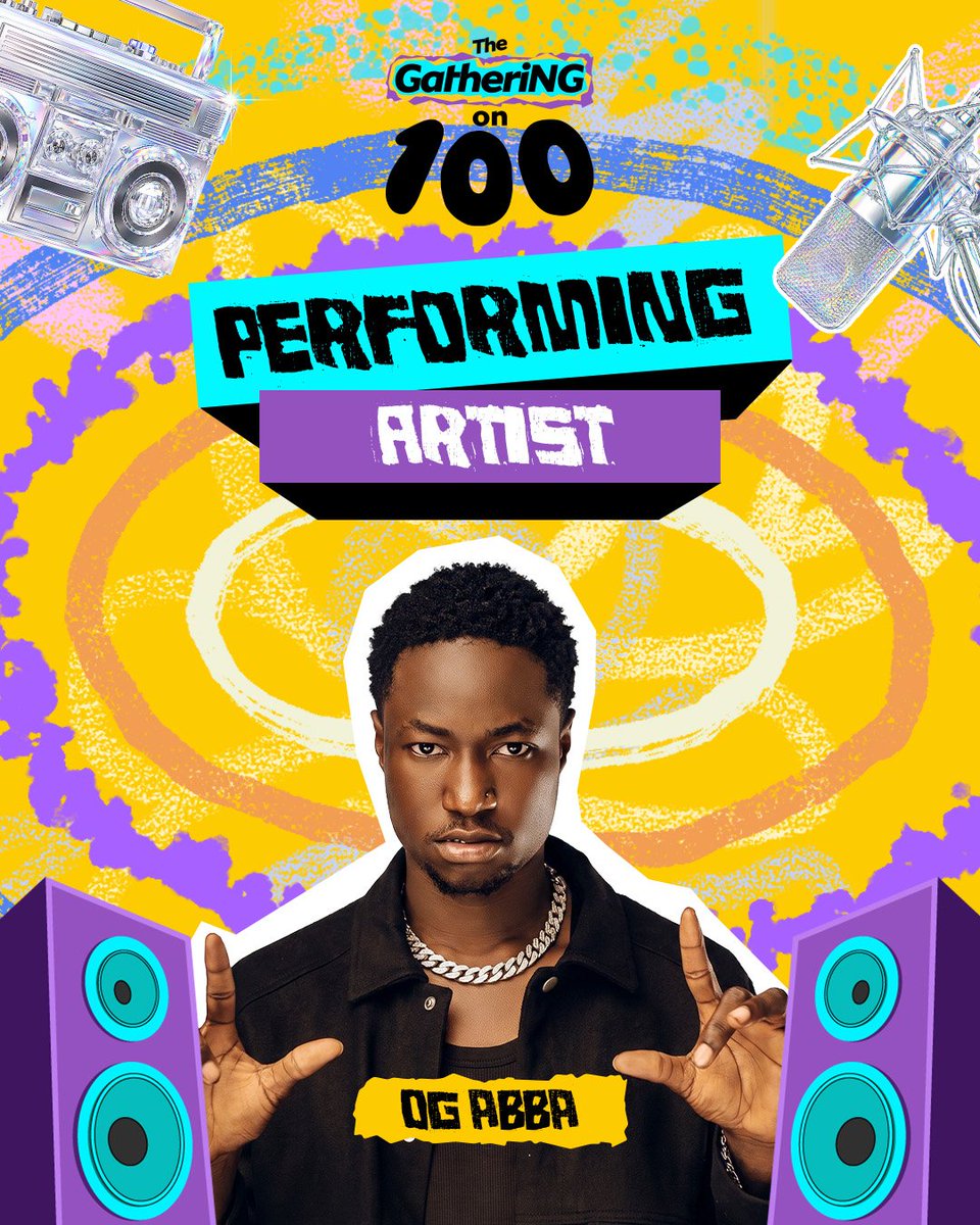 GatheringNG's tweet photo. We absolutely can’t wait to turn up with OG Abba tomorrow🤩
Kano, we’re going all out for you!
Register via the link in bio

#TheGatheringOn100 #LiveIt100 https://t.co/PbNKjo3T6L