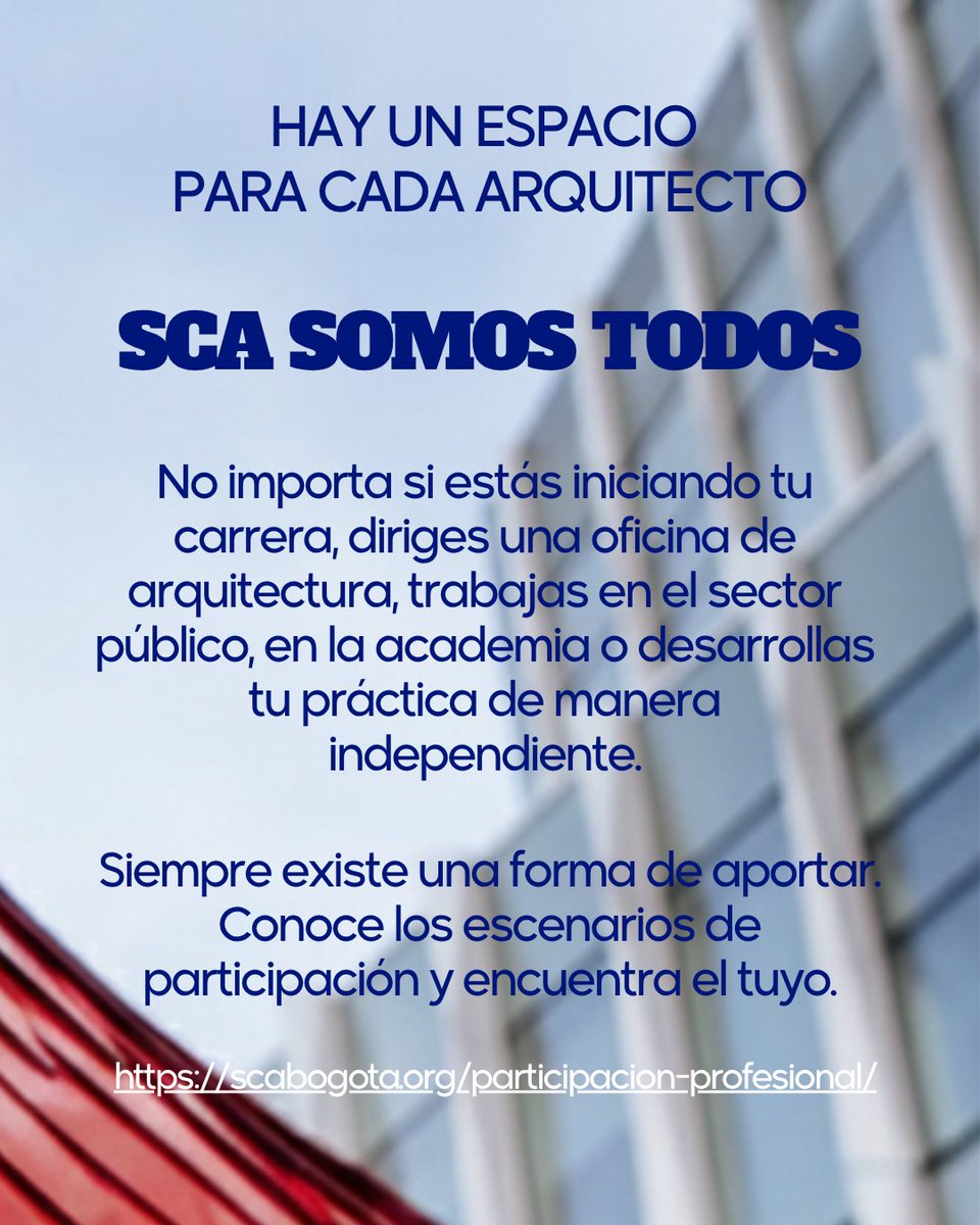 SCABOGOTA's tweet photo. 🔎 Conoce los Escenarios de Participación Profesional y encuentra el que mejor se adapta a tu trayectoria.

SCA SOMOS TODOS. ❤️

#SCASomosTodos #VisibilidadDeProyectosSCA https://t.co/cVuTkne1rH