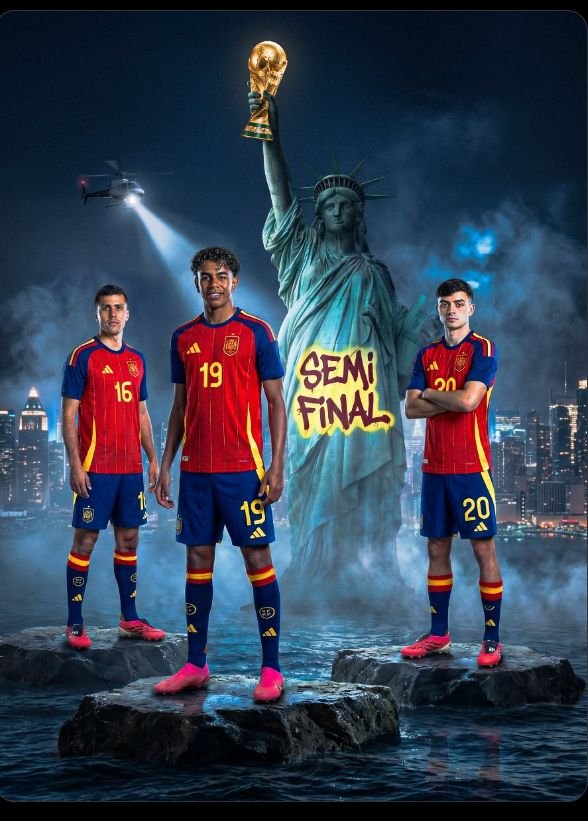 princeiy7yf's tweet photo. 🇪🇸 : Spain qualified for world cup semi final https://t.co/3lUqJMyaZj