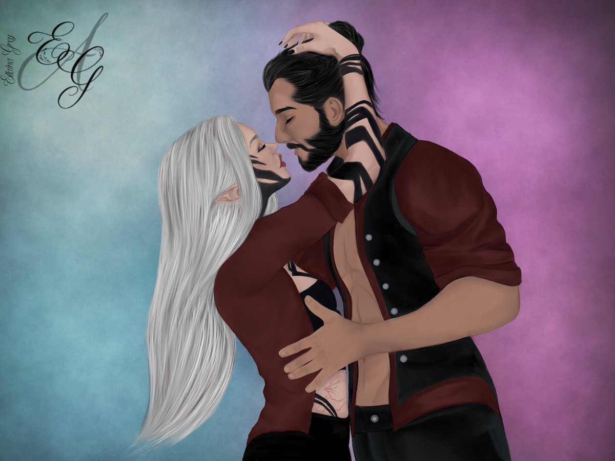 EllainaGrey's tweet photo. Stay A Little While 
Erys De Riva and Lucanis Dellamorte 

#DragonAge #davg https://t.co/7EPqlsMTfE