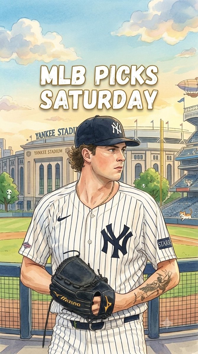 NFLBradZone's tweet photo. MLB Baseball Predictions For Saturday July 11th
#MLBcontent #Baseball #MLB 
#MLBSaturday #BaseballGame 
White Sox Vs Athletics
Pirates Vs Brewers
Rockies Vs Giants
Nationals Vs Yankees
Marlins Vs Guardians
Tigers Vs Phillies
Royals Vs Orioles
Blue Jays Vs Padres https://t.co/jLkq5ZXkKY