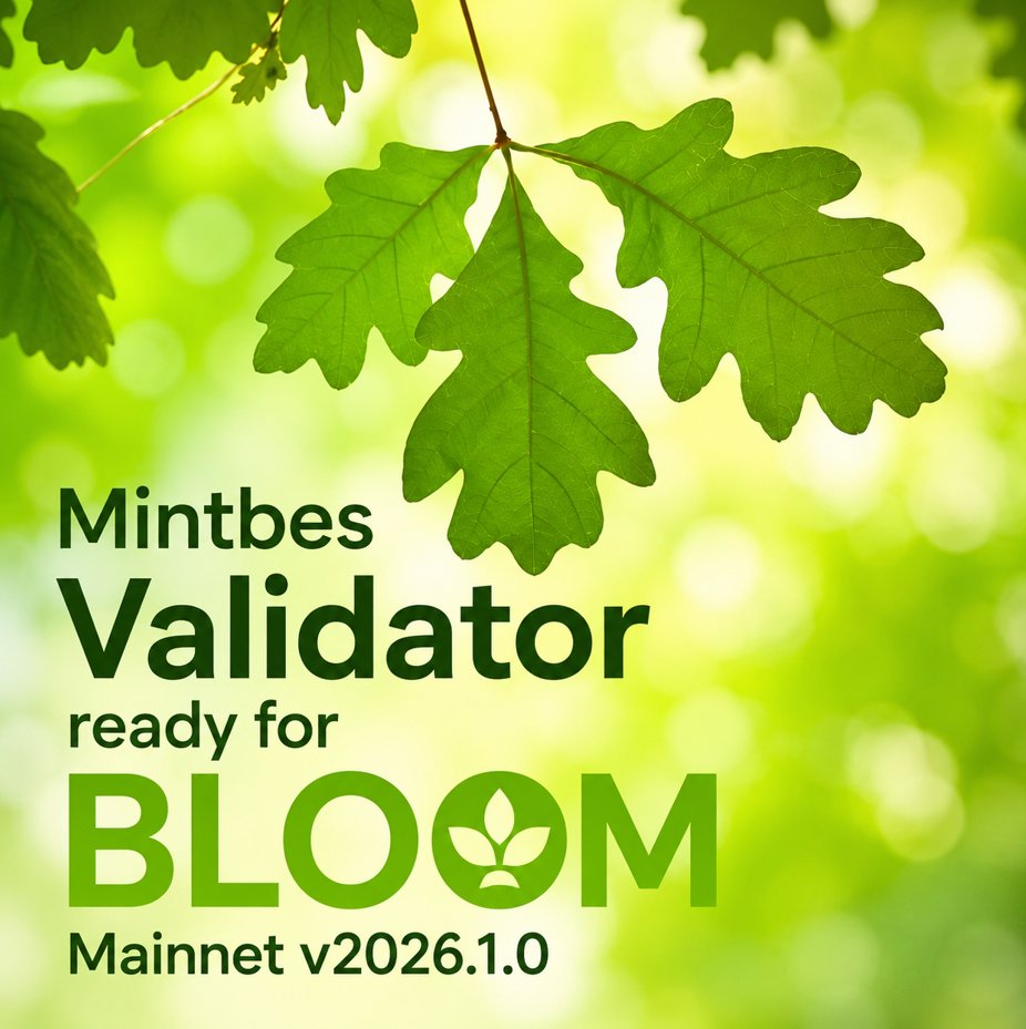 MintbuilderES's tweet photo. Mintbes 🌿 Validator on @harmonyprotocol
is fully upgraded and prepared for BLOOM🌸Mainnet Release v2026.1.0. #harmony $ONE https://t.co/o1qI6VVW9u