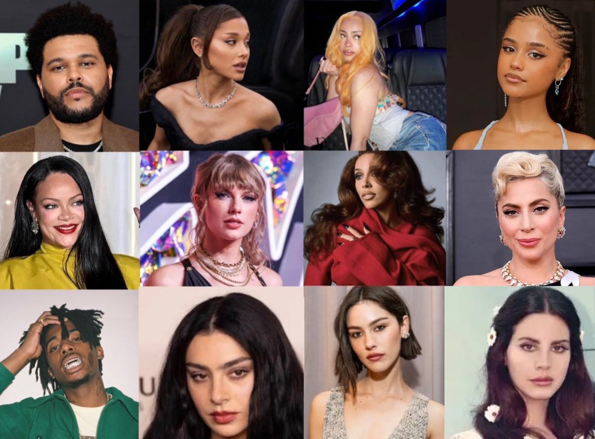 selsupernatural's tweet photo. You’re a newcomer artist and you get the chance to collaborate with one of these artists! Which one would you choose? https://t.co/5tg9kI3lLn