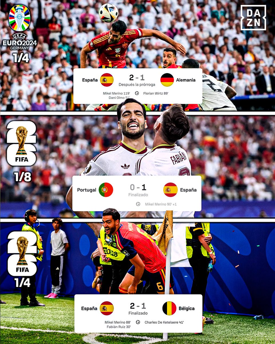 DAZNFutbol's tweet photo. SIEMPRE ÉL. SIEMPRE MERINO AL RESCATE 😍🇪🇸

Toda España a tus pies ❤️‍🩹

#DAZNMundial #FIFAWorldCup https://t.co/8fgqOpJPwT