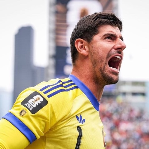 MadridXtra's tweet photo. 🚨 Thibaut Courtois: “Real Madrid have signed good players and a TOP manager.

Now it's UP TO US to respond.” https://t.co/ls4WZQgzHH