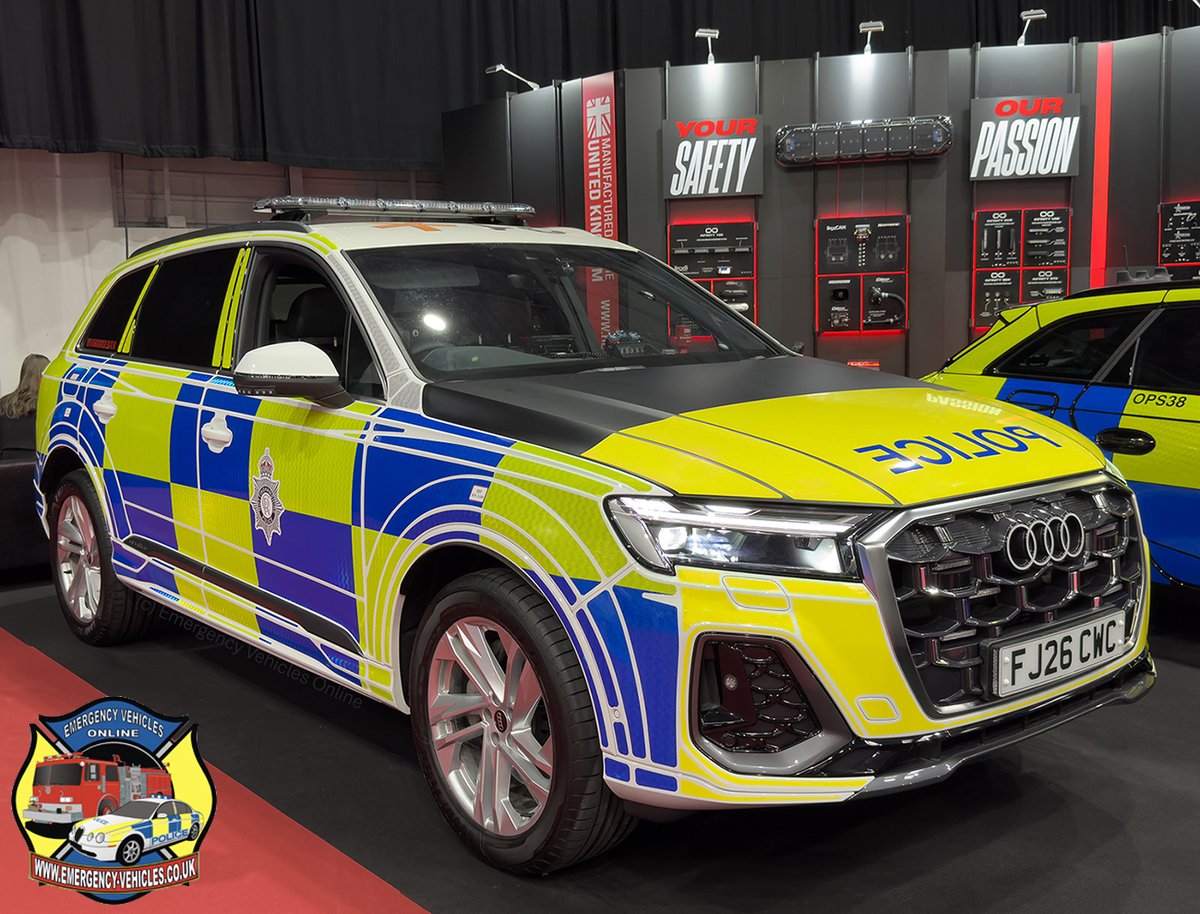 evo_uk's tweet photo. New for Nottinghamshire Police: 2026 Audi Q7 S-Line TDI Quattro FJ26 CWC.
#nottspolice #NottinghamshirePolice #AudiQ7 #policecar #emergencyvehiclesonline #napfm26 #napfm2026 @nottspolice https://t.co/fuEyboJO5a