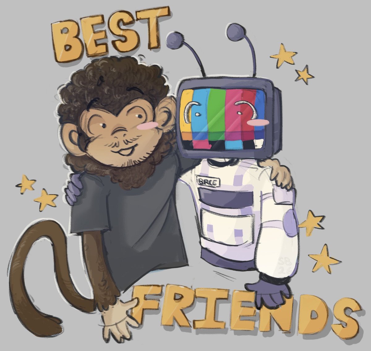 doggopuke's tweet photo. old doodle of traves n wtbarce :3 https://t.co/GZ7l3NSj0r