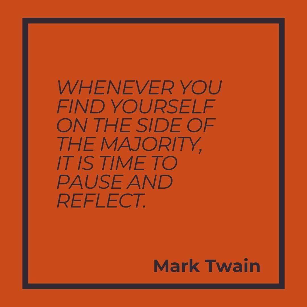 BlkHistStudies's tweet photo. Dare to think for yourself. ๐ค #IndividualThought #CriticalThinking #DareToDiffer #UniquePerspective #TwainQuotes #PauseAndReflect #IndependentMind #ThoughtLeadership #ChallengeTheNorm #BeOriginal #quotestoremember #quotesaboutlife #quotestoliveby #quote #quotes https://t.co/7H3Dv2lZTN