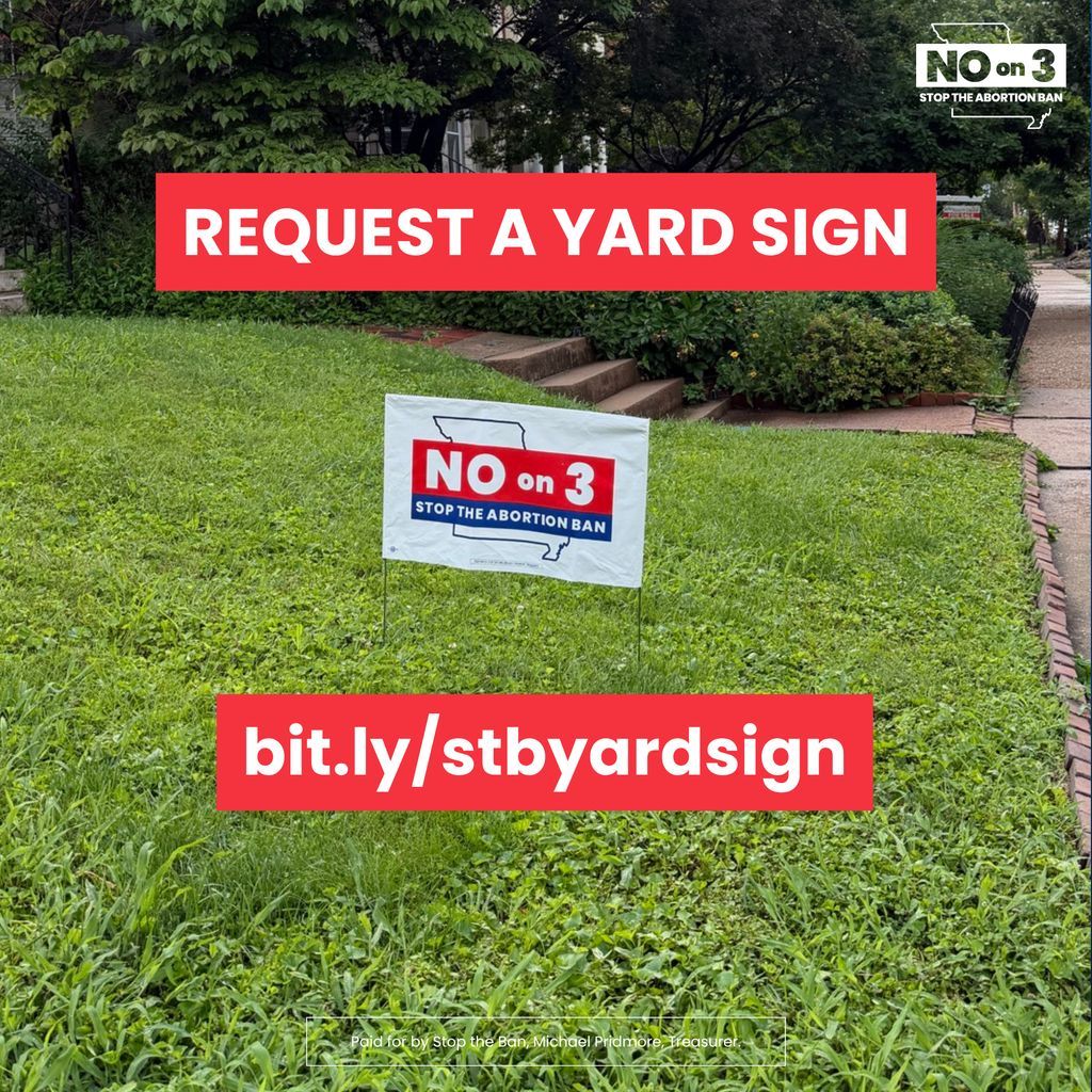 stopthebanmo's tweet photo. Show your support for NO on 3. Request your yard sign today at the link in our bio or at https://t.co/1Tr2saKti4! #StopTheBanMo #MoVoters #NOon3 https://t.co/mCVSK93acg