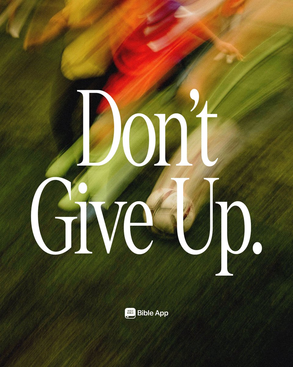 YouVersion's tweet photo. "I press on to reach the end of the race and receive the heavenly prize for which God, through Christ Jesus, is calling us." — Philippians 3:14 NLT https://t.co/UGGaOx8QW1