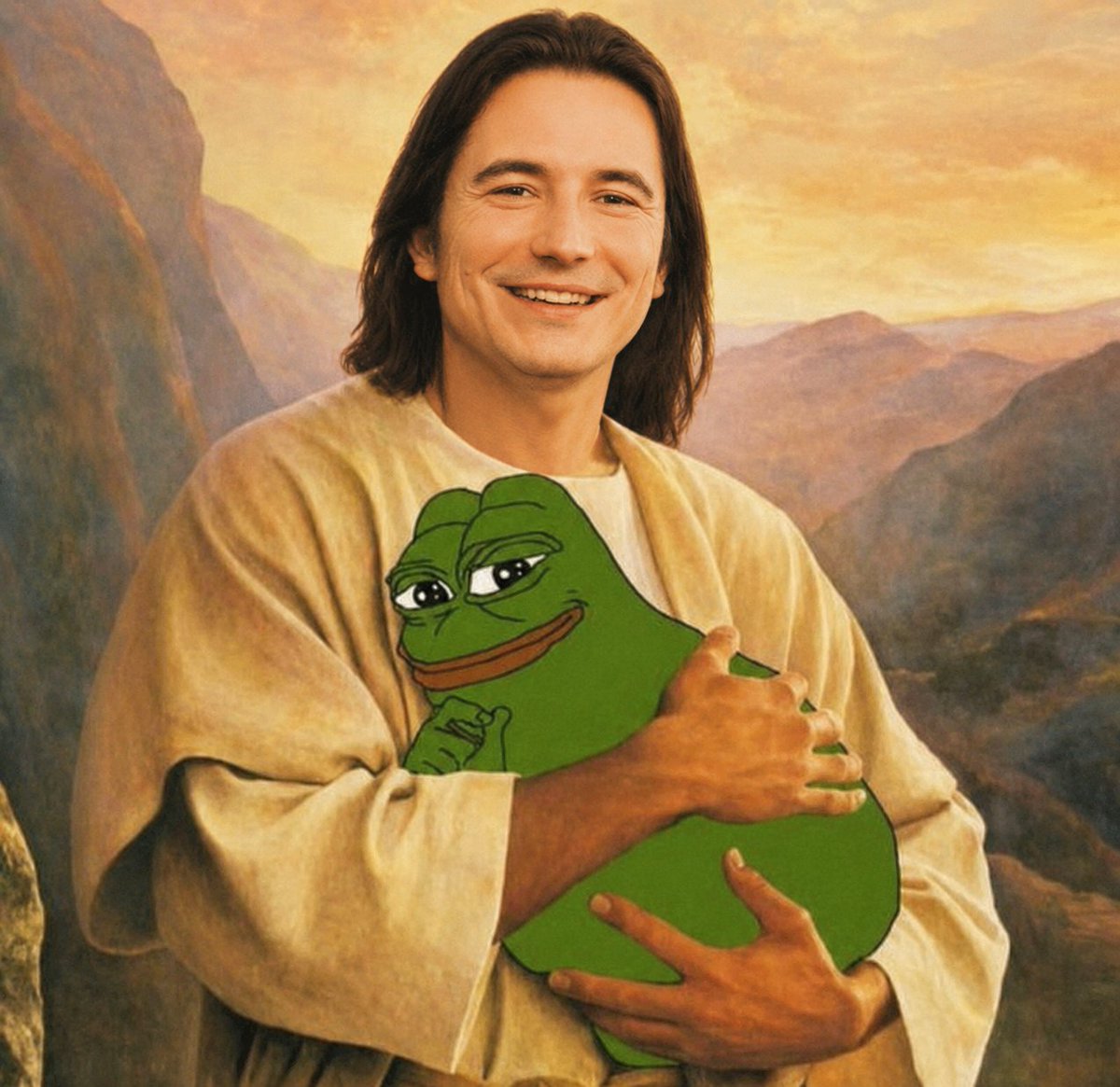 pepeRH_'s tweet photo. Vlad is witnessing the birth of his new world...

And it all starts with $PEPE https://t.co/9lzQYzzIXk