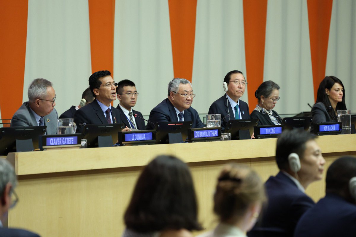 marcosathias's tweet photo. We are entering a new energy reality⚡️. Electricity demand is growing 2x the overall energy demand.

At the #HLFP high-level thematic event, I emphasized the need to capitalize on the just energy transition to drive sustainable development. 

My statement: https://t.co/QBQkSReLjk https://t.co/GYW5fh9GXm