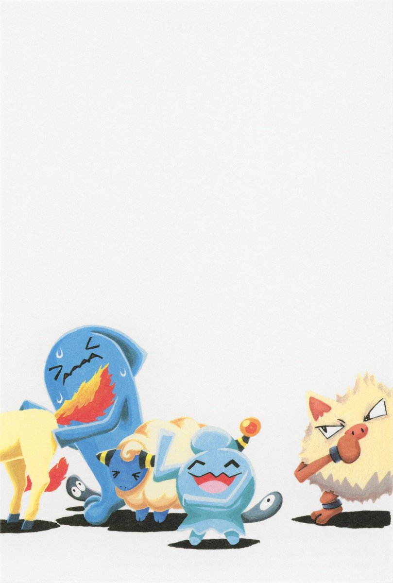 ThePayDayVault's tweet photo. You simply cannot go wrong with some Komiya Pokémon postcard art… 🙂‍↕️ https://t.co/bZLAjH0M8W