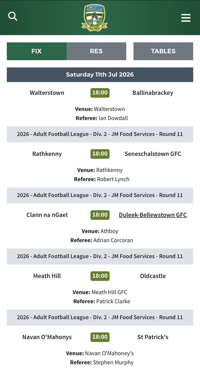 clarkie2015's tweet photo. Surely these games are not going ahead tomorrow @6pm same time as an All Ireland semi final ?! @MeathGAA @officialgaa https://t.co/Y1Dhll3rRH