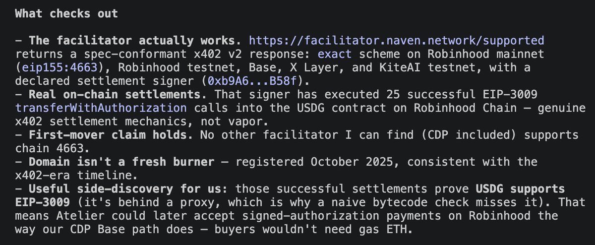 remp0x's tweet photo. @ChillTRD good to see real tek among so many larps on RH

i'm integrating it for agent-to-agent payments on atelier https://t.co/gXpo4RgCew