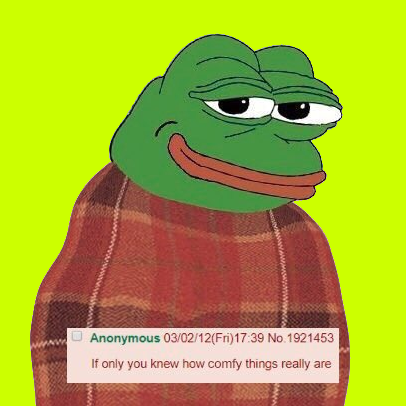 pepeRH_'s tweet photo. If only they knew..... Comfy. https://t.co/DlBf7N8Qbe