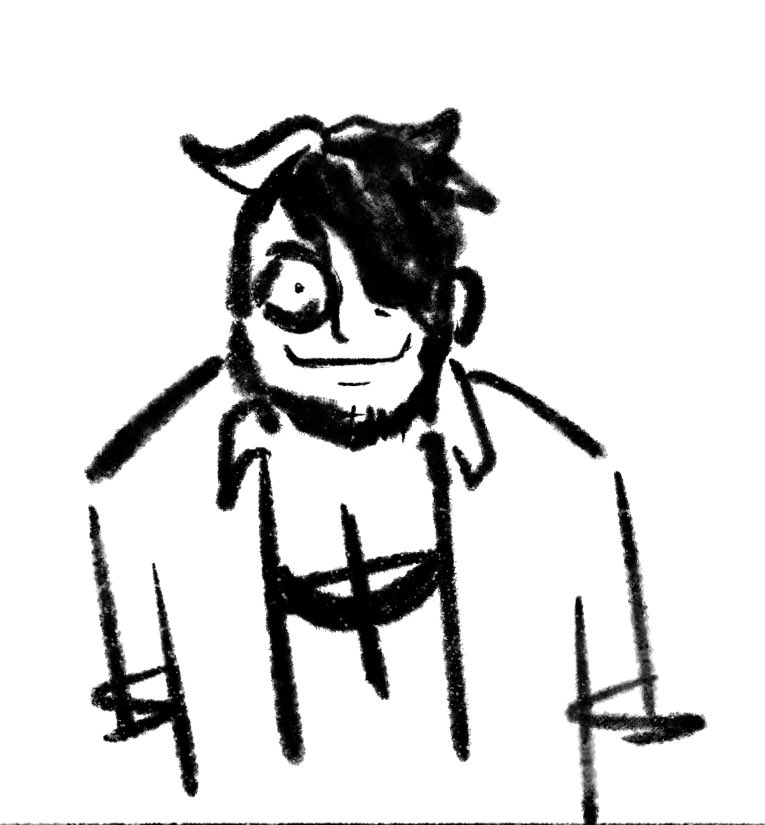 k_00_p's tweet photo. [🍍 sketch archive part 5]

Something I drew after watching “backrooms” without context…

Btw it will be interesting to read or see a sketch where Marco getting into the backrooms meets distorted dead brothers. It's such a mixed feelings https://t.co/i1IzmMYXrr