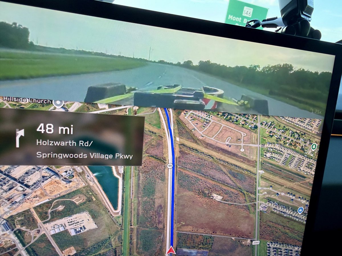 RBEDGEL's tweet photo. @RearNakedTrader @Jones1 Pulls trailers like they aren’t even there.  Just plan charges between 120-150 miles to be safe.  This is 12,000 pounds. https://t.co/h5kiBpJt1h
