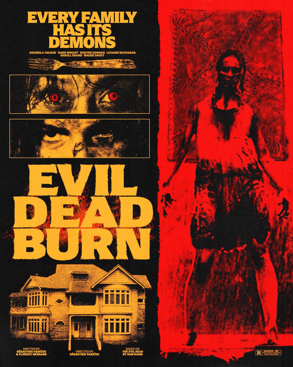 RetroReminiscer's tweet photo. Evil Dead Burn (2026)
Poster by Jake in Colour. https://t.co/4lcN32xdeP