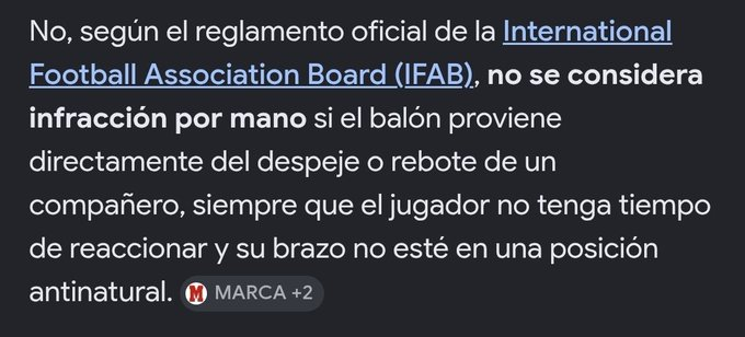 Zarok_'s tweet photo. @getroppel Además que no es ni penal. Si tienen que llorar, que lo hagan a quien redactó el reglamento. https://t.co/WLRkPzL6iI