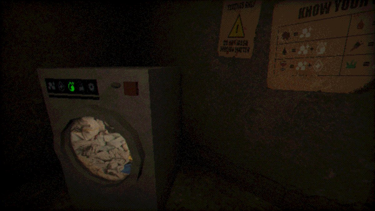 nodrogagon's tweet photo. Recently made a wee game about washing laundry in a basement as part of The Very Serious Juniper Dev Game Jam

#godotengine https://t.co/LZYWDY9Agl