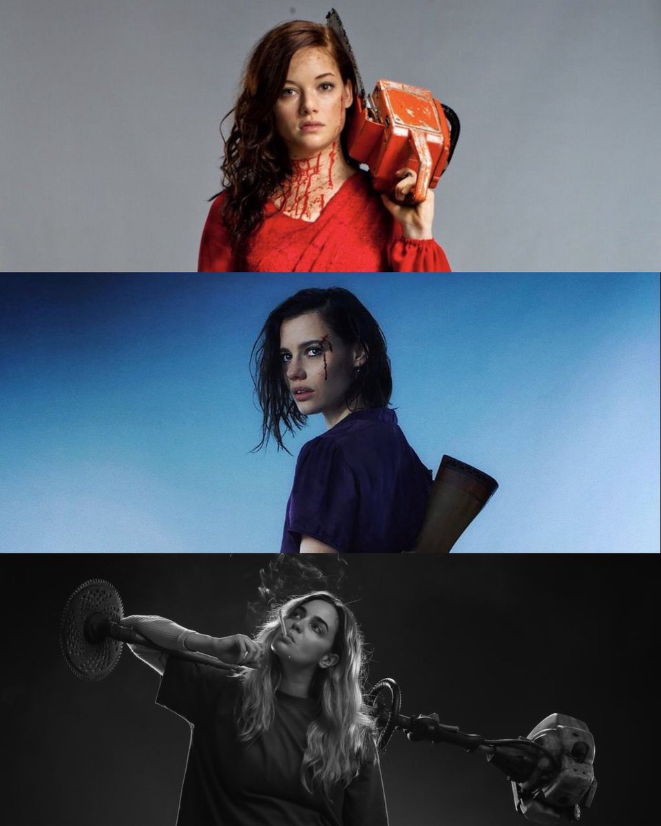 FilmUpdates's tweet photo. The women of the ‘EVIL DEAD’ franchise:

• Jane Levy as Mia in ‘EVIL DEAD’
• Lily Sullivan as Beth in ‘EVIL DEAD RISE’
• Souheila Yacoub as Alice in ‘EVIL DEAD BURN’ https://t.co/TgkijxaKqV