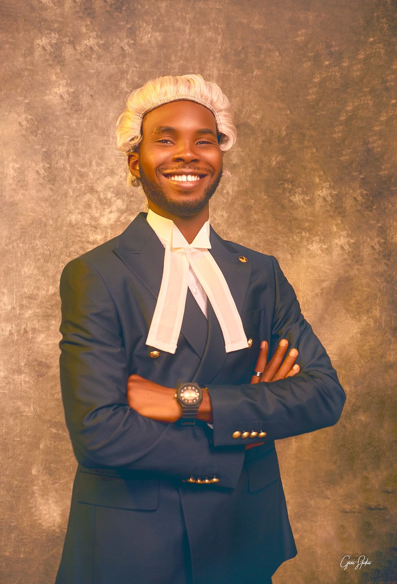 ACEhimze_Esq's tweet photo. Introducing A. C. EHIMZE Esquire

Now a full fledged member of the Biggest and Best Bar in Africa 

Truly conferred with the distinguished title of learned and found worthy to don the regalia of great minds 
 
Attorney for the Billionaires, Trillionaires and CEO's 😊
#CallToBar https://t.co/cW9jK4jVIO