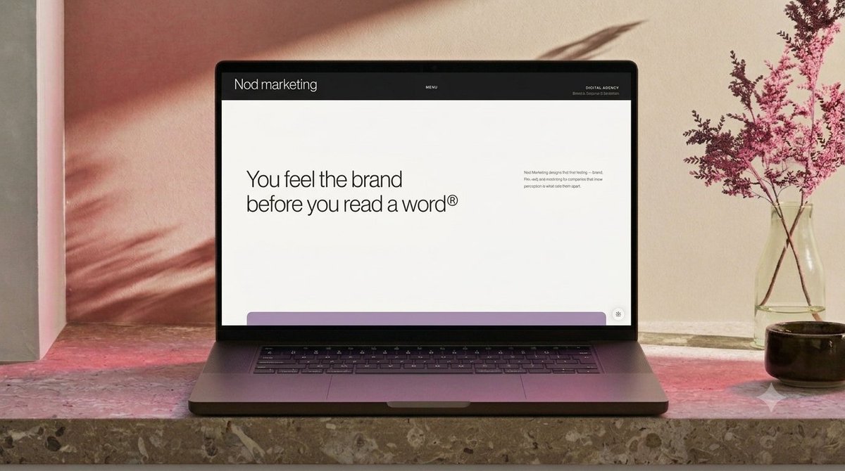 NodStudio1's tweet photo. Just launched — https://t.co/MZwRlGc4xk 🖤

The portfolio site for our studio. Dark, editorial, cinematic:
oversized type, a scroll-driven hero video, a WebGL fluid cursor
and film grain over every frame.

Built with Next.js + React Three Fiber.
@recentdesign https://t.co/UnRmmcxhT1