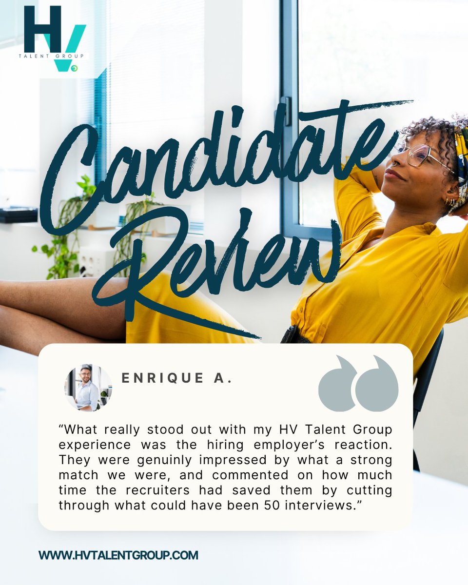 hire_venture's tweet photo. Thank you for trusting HV Talent Group to make hiring more intentional, more efficient, and more human.

Talent Found. Teams Built. HV Talent Group. https://t.co/oqeLkvXET3

#ThankGoodnessItsHireVenture #HireVenture #CrystalClearHiring #BetterGuarantees #RecruitmentSolutions https://t.co/2nb8S7SQK5
