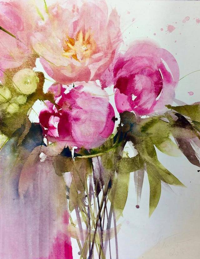 clarawiek's tweet photo. Immerse in 10 mins of abstract watercolor doodling—no skills needed, just let colors flow! https://t.co/i6PC1DuQjy