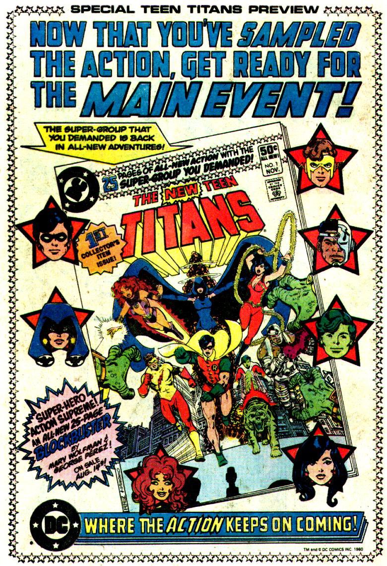 HistoftheBatman's tweet photo. 46 years ago today, Marv Wolfman and George Pérez’ Teen Titans debuted in 1980’s DC Comics Presents #26: Raven brings together the young heroes in order to save Tamaranian princess Koriand'r (Starfire) from being taken into slavery by the alien Gordanians. #TeenTitans #DC https://t.co/KYUgmxdDL5
