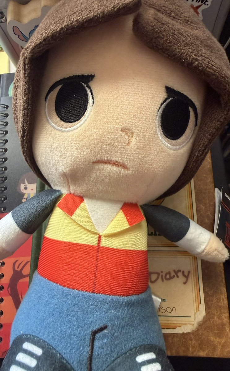 RedSkyeAtNite's tweet photo. What haven’t the duffers done to you darling?
#WillByers #STmerch https://t.co/LNCG9lByqJ