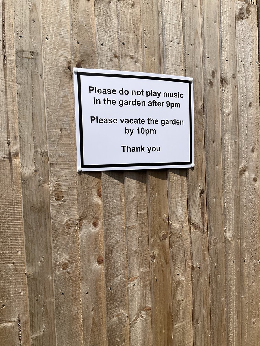 Simoncitizen's tweet photo. #HolidayLet notice to #KeepThePeace with the neighbours. The rule is go inside at 22:00.p.m #ShutTheWindows at 22:00.p.m #Silence after 23:00.p.m. Don’t let things #Disintegrate during the #Heatwave #TakeCare. #Respect is the only way forward.Everyone is suffering in the heatwave https://t.co/6LF0ZhMNm5