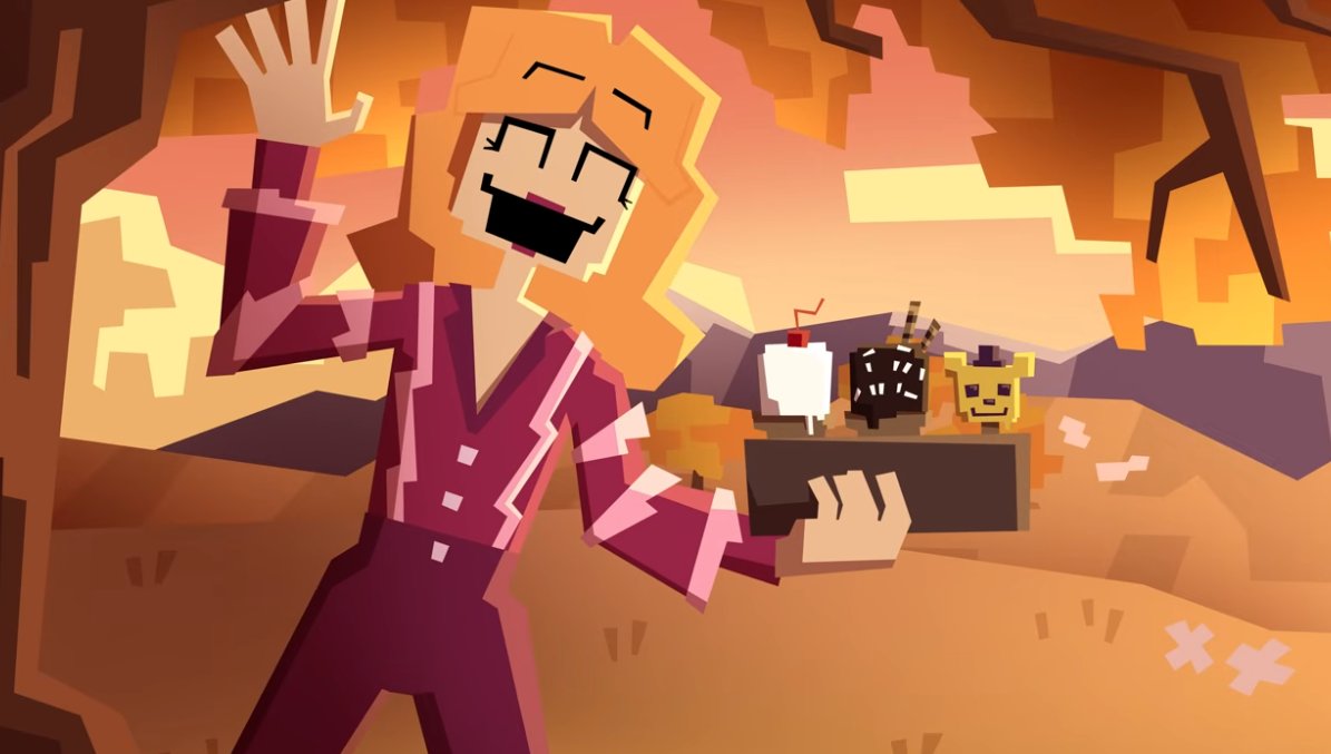 nanclatch_'s tweet photo. I had the absolute honour of playing the role of Elizabeth Afton In "An Undeniably Canon FNaF Timeline (Part 4)" by @the_ooftroop ! Watch now: https://t.co/9AmTuTBaS6 https://t.co/446CwEBEza