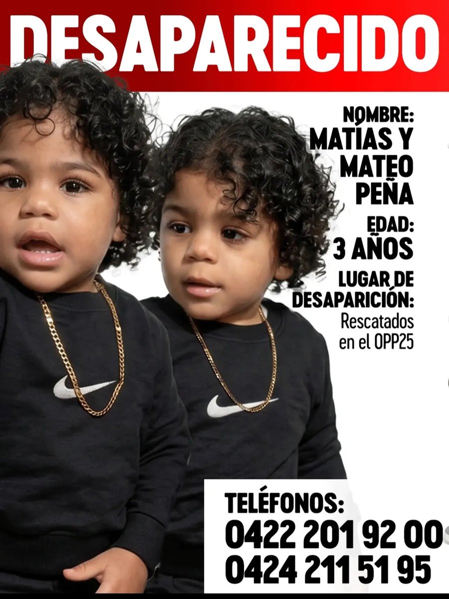 Yur_45's tweet photo. 💥🚨BUENO Y ES QUE LOS GEMELOS MATIAS Y MATEO NO VAN APARECER ???... HASTA CUANDO TENDRAN A SU PADRE EN ANGUSTIA...🤬😡😡 YA SE SABE QUE LOS RESCATARON CON VIDA Y SANOS, SEGUN EL RESCATISTA QUE DIO SU VERSION... DONDE ESTAN ? QUIEN LOS TIENE, PORQUE NO APARECEN ? 
QUE APAREZCAN YA. 
QUE APAREZCAN YA. 
QUE ES LO QUE ESTA PASANDO CON ESTOS NIÑOS ???