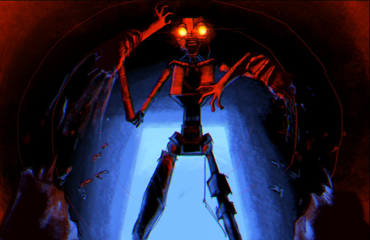 Bravvyy_Art's tweet photo. Here is also the M2/Mimic piece i drew for Ooftroop for the tales epilogues sequence in #Ucft !! I'm very proud of how this one turned out glory to the mimic #FNAF #SECRETOFTHEMIMIC https://t.co/UFQrlwt1Xs