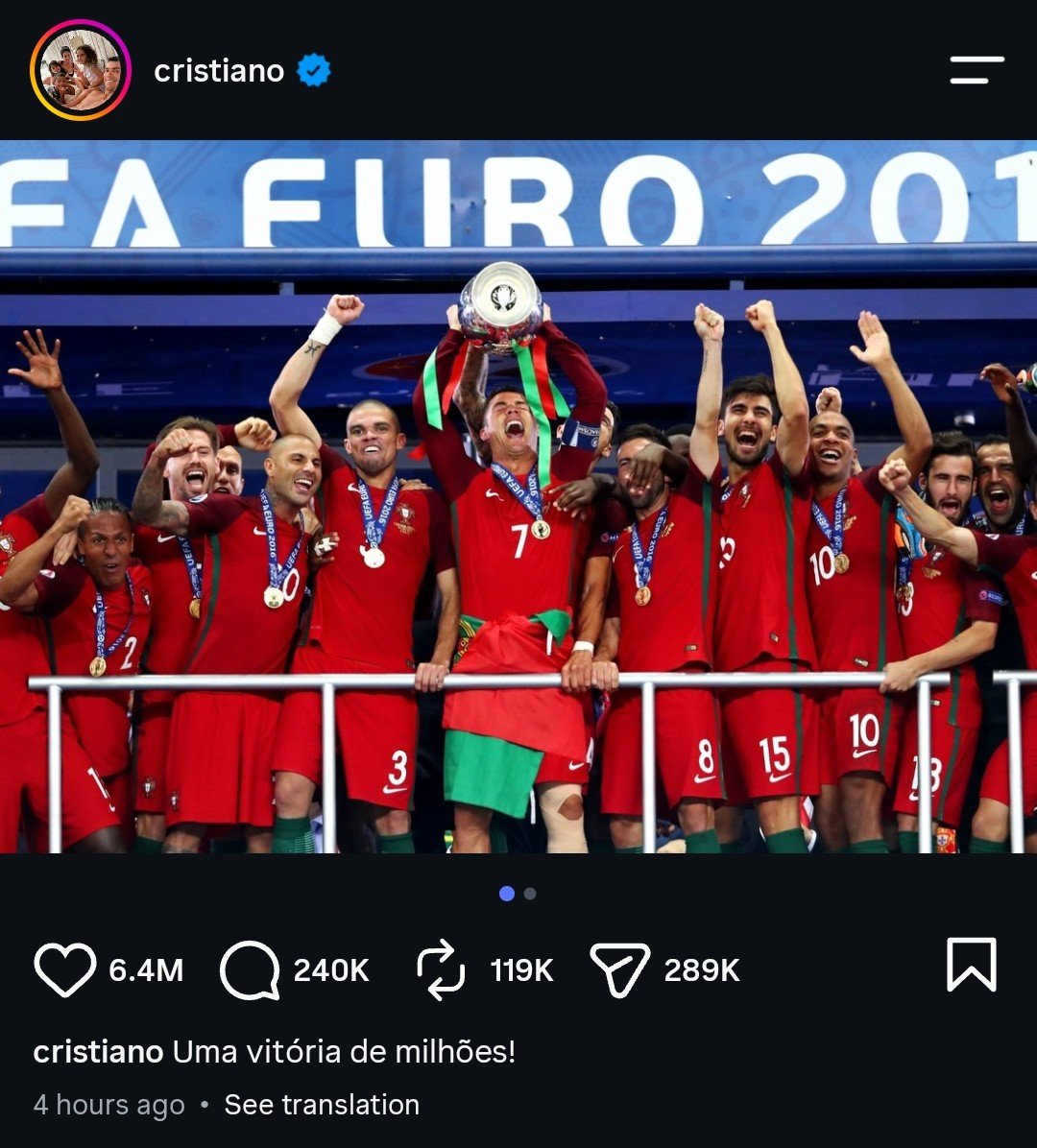 iyethetruly's tweet photo. Stupid is a grown man flexing 2016 Euros in the middle of a 2026 World cup he underperformed in😂 https://t.co/GqSCJTuq8N