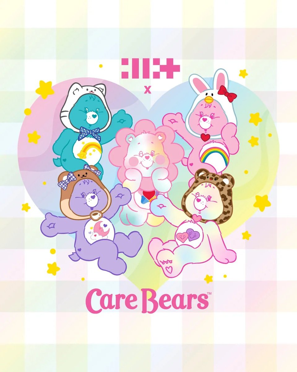 ideagaa's tweet photo. ILLIT x Care Bears collaboration for "Toki Yo Tomare" (時よ止まれ) https://t.co/lwxPHQiQvL