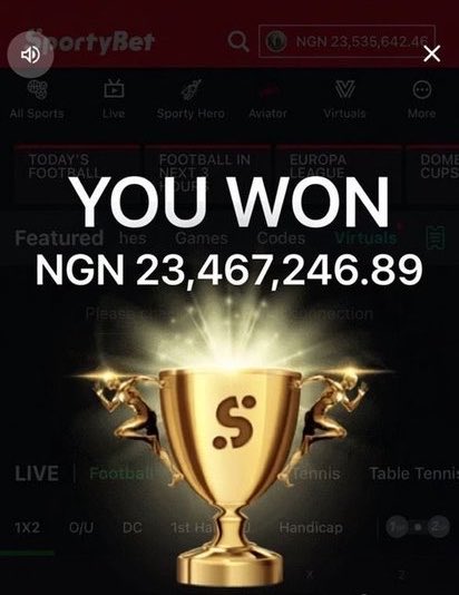 BOSSTIPZ22's tweet photo. 23.4M✅💥💯
Drop aza if  N25K is not too small
Crediting from first 190 likes and retweets https://t.co/stYTUtxDbo
