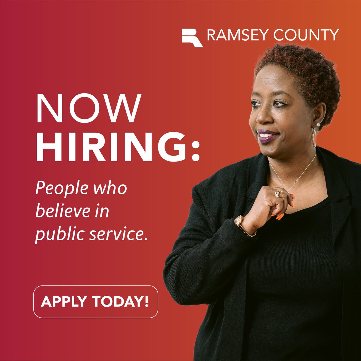 RamseyCounty's tweet photo. We're now hiring for the following jobs:

-Internal Audit Deputy Director (open until filled)
-Principal Purchasing and Contracting Specialist (closes July 22)

Learn more and apply at https://t.co/MP5n1jMdBA https://t.co/gfypFoTc3u