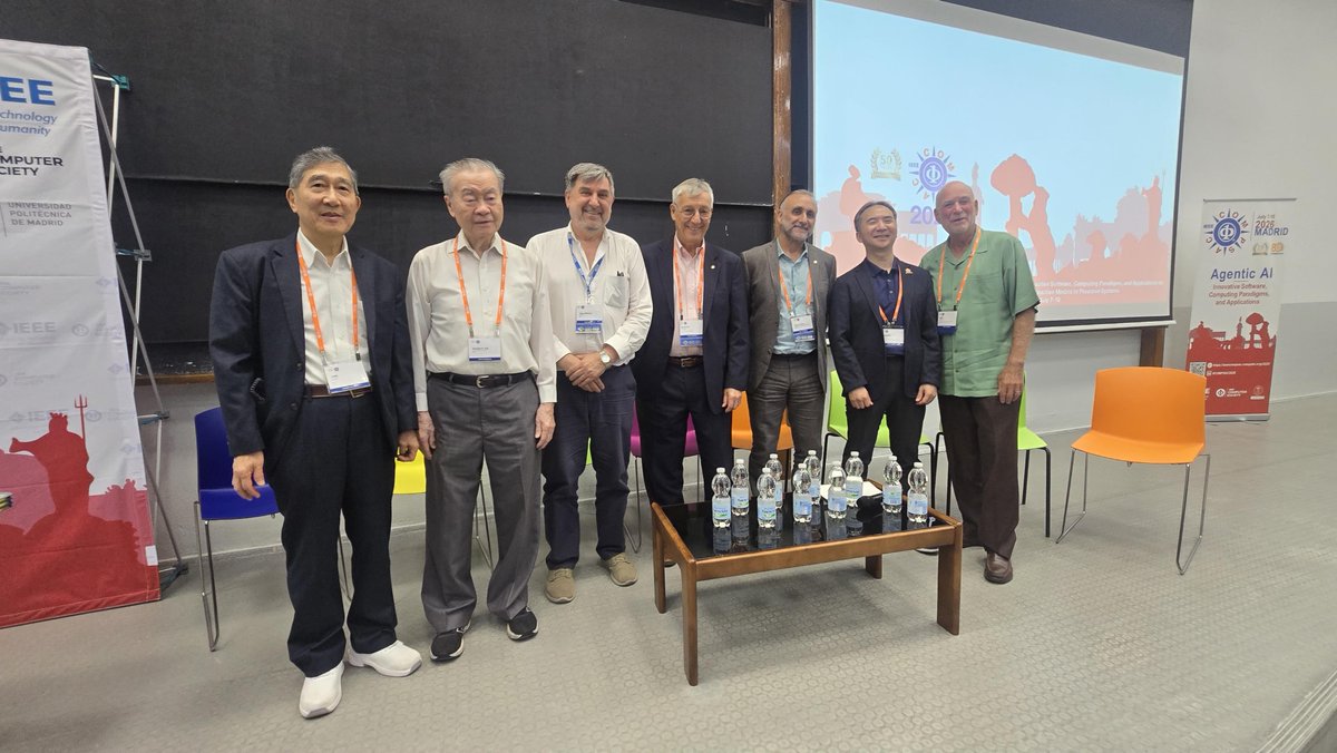 Hiro_Washi's tweet photo. At IEEE #COMPSAC 2026, I was honored to join the plenary panel celebrating modern computing over the past 80 Years. I presented my position titled “Software Engineering and AI-native Humanity” to envision the future of SE and AI-native engineering, community, and humanity. Thank you for coming to the session. Such a great discussion!
Slides: https://t.co/GxEiQiM9dH