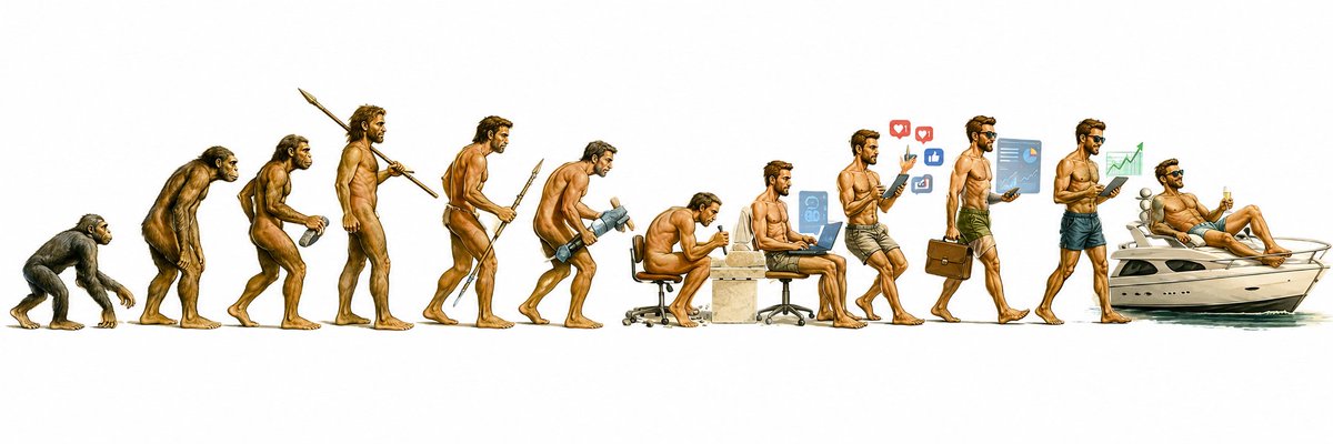 imkylecampbell's tweet photo. Evolution

vibe coding
vibe marketing
vibe businessing
vibe investing
vibe yachting https://t.co/Ugcp2E9UN8